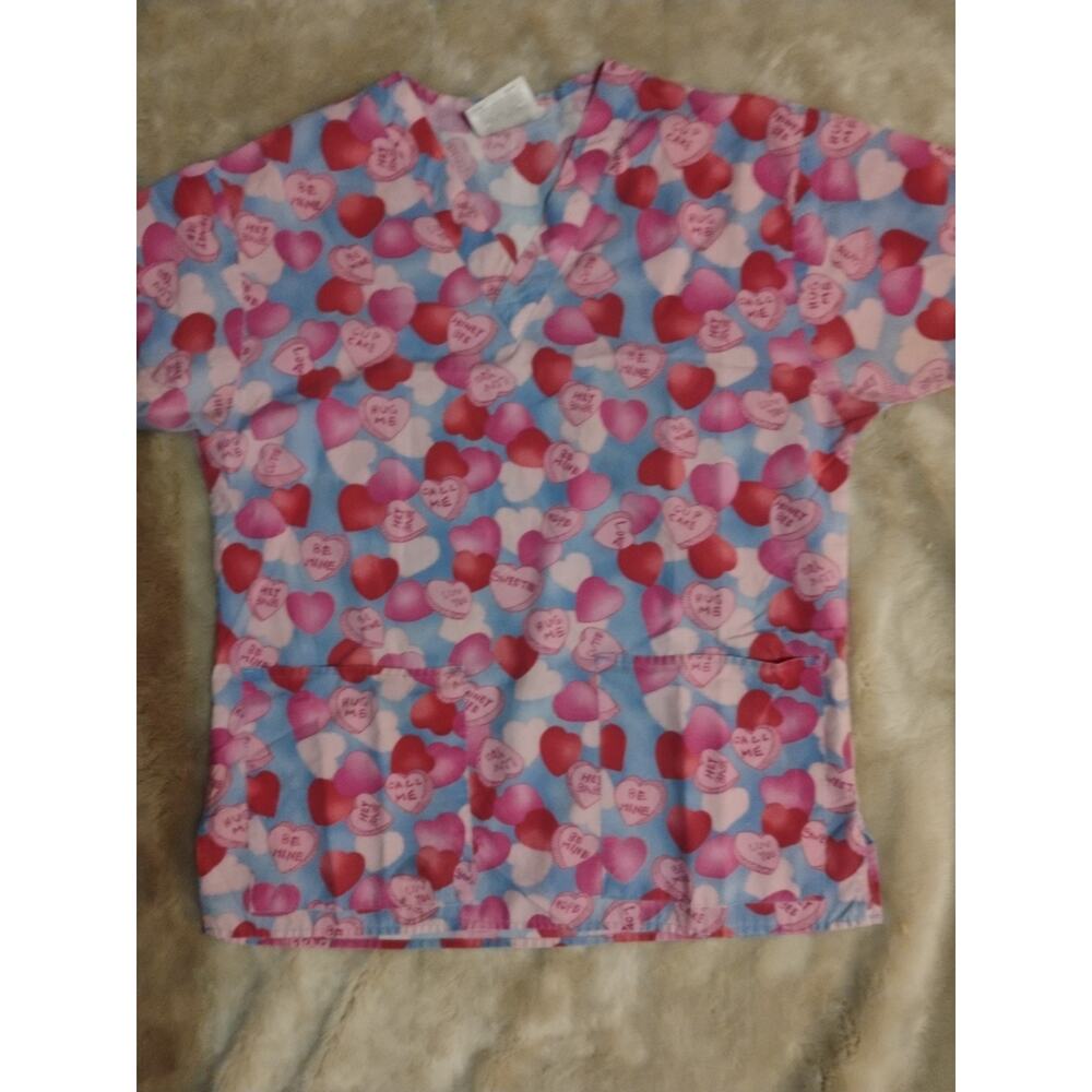 Classic Style 709 Size Extra Small Scrub Valentine's Day